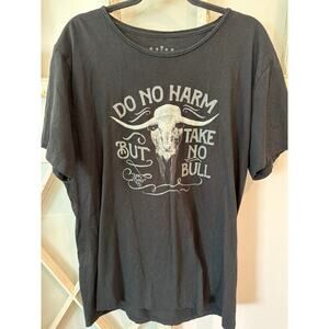 Junk Gypsy size XXL “Do No Harm Take No Bull” tee t-shirt